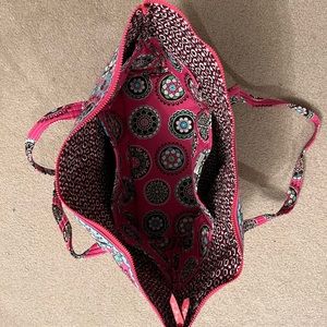 VERA BRADLEY CUPCAKES PINK LARGE TOTE